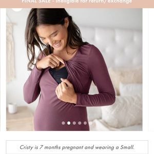 Kindred bravely medium nursing pajamas